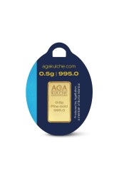 AgaKulche 0.5 Gram Altın (995) 24 Ayar Külçe Altın - AgaKulche