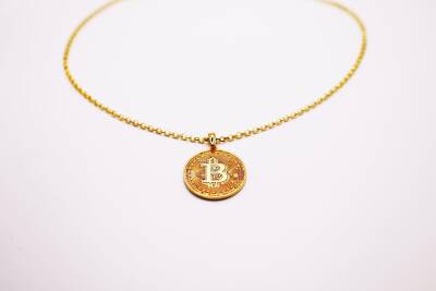 AgaKulche 14 Carat Bitcoin Gold Necklace - 5