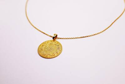 AgaKulche 14 Carat Tugra Gold Necklace - 2