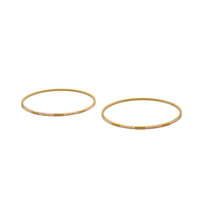 AgaKulche 20 gr 22 Carat 2-Piece Good News Gold Bracelet - 1