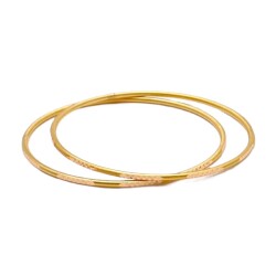 AgaKulche 20 gr 22 Carat 2-Piece Good News Gold Bracelet - 2