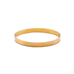 AgaKulche 20 gr 22 Carat Set of 2 Ajda Matchstick Gold Bracelet - 3