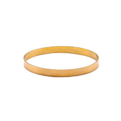 AgaKulche 20 gr 22 Carat Set of 2 Ajda Matchstick Gold Bracelet - 3