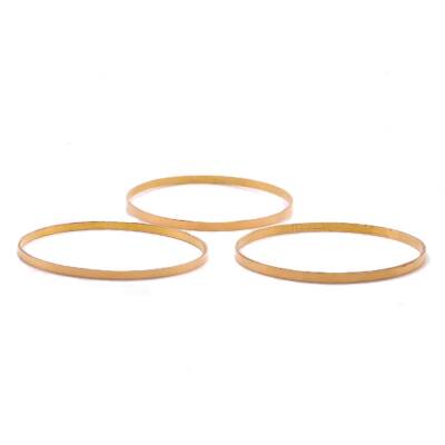 AgaKulche 30 gr 22 Carat 3 Piece Ajda Matchstick Gold Bracelet - 1