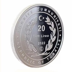 AgaKulche Adnan Menderes 2022 1 Ons 31.10 Gram Gümüş Sikke Coin (925.0) - 2