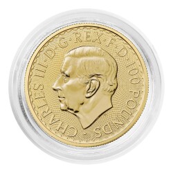 AgaKulche Britannia King Charles III 2024 1 Ounce 999.9 Gold Coin with 14 Days Future Delivery - 4