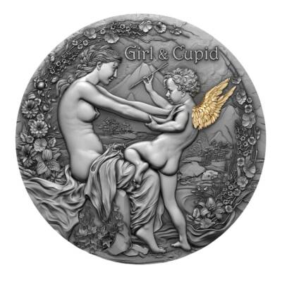 AgaKulche Girl Cupid Silver Coin - 1