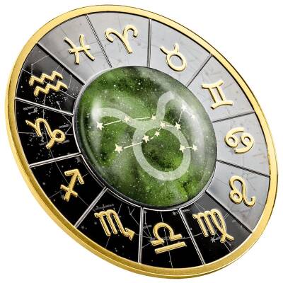 AgaKulche Horoscopes Series Taurus Silver Coin - 3