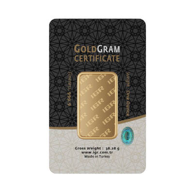  İAR 1 ONS (31.10 gram) altın külçe altın 24 Ayar 999.9 - 2