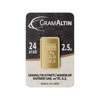  İAR 2,5 Grams (995) 24K Gold Bar - 1