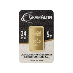  İAR 5 Grams (995) 24K Gold Bar - 1