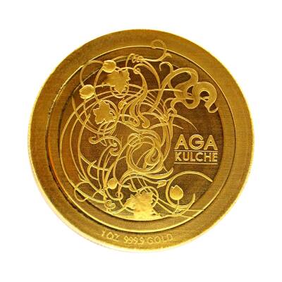 AgaKulche Kaplan 1 Ons 31.10 Gram Altın Sikke Coin (999.9) - 1