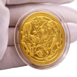 AgaKulche Kaplan 1 Ons 31.10 Gram Altın Sikke Coin (999.9) - 6