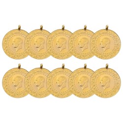 AgaKulche New 10 Pieces Full Gold - 1