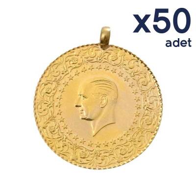 AgaKulche New 50 Pieces of Quarter Gold - 1