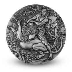AgaKulche Samson 2 Ons 62.20 Gram Gümüş Sikke Coin (999.0) - 1