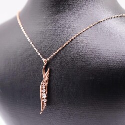 AgaKulche Silver Angel Wing Ghost Necklace - 3