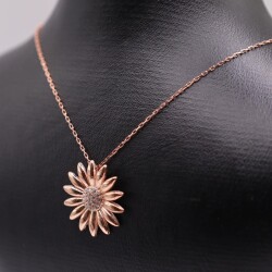 AgaKulche Silver Daisy Ghost Necklace - 2