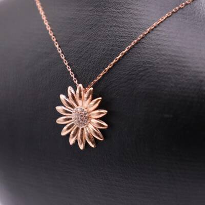 AgaKulche Silver Daisy Ghost Necklace - 3