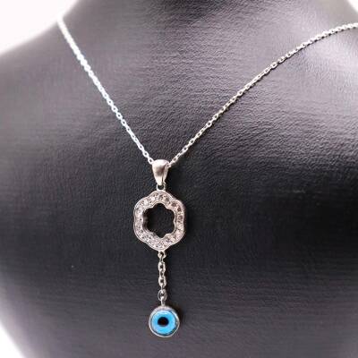 AgaKulche Silver Eye Ghost Necklace - 4