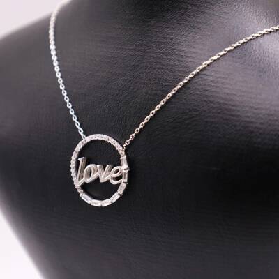 AgaKulche Silver Love Ghost Necklace - 3