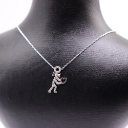 AgaKulche Silver Love Man Ghost Necklace - 3