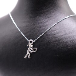 AgaKulche Silver Love Man Ghost Necklace - 4