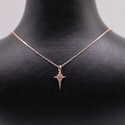 AgaKulche Silver Shining Star Ghost Necklace - 1