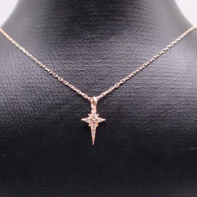 AgaKulche Silver Shining Star Ghost Necklace - 2