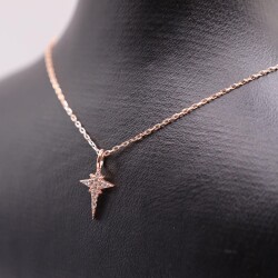 AgaKulche Silver Shining Star Ghost Necklace - 3