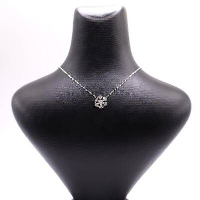 AgaKulche Silver Snowflake Ghost Necklace - 1