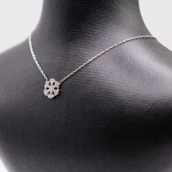 AgaKulche Silver Snowflake Ghost Necklace - 4