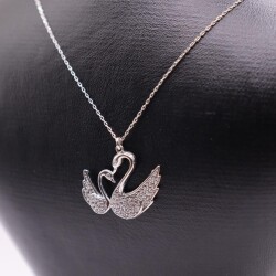 AgaKulche Silver Swan Ghost Necklace - 3