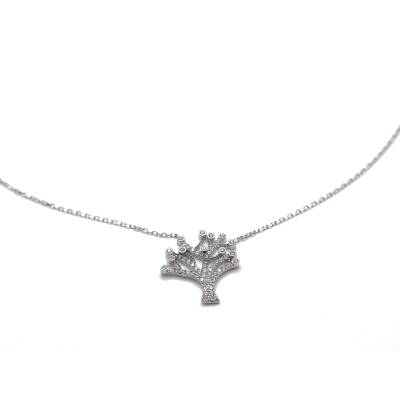 AgaKulche Silver Tree of Life Ghost Necklace - 1