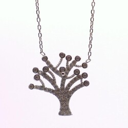 AgaKulche Silver Tree of Life Ghost Necklace - 2