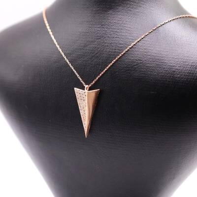 AgaKulche Silver Triangle Ghost Necklace - 2