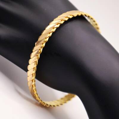 AgaKulche Trio Burma 20 Gram 22 Carat Bracelet - 3