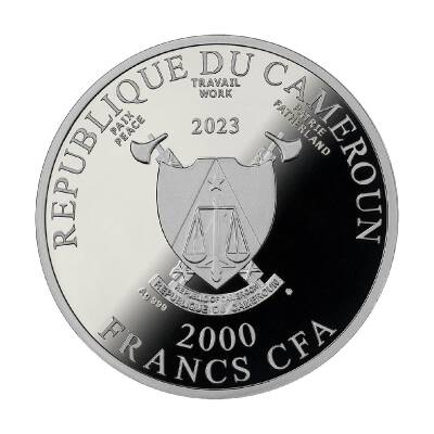 Anubis 2023 2 Ons 62.20 Gram Gümüş Sikke Coin (999.0) - 2