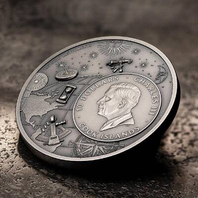  Armillary Sphere Historic Instruments 2024 2 Ons 62.20 Gram Gümüş Sikke Coin (999.9) - 4