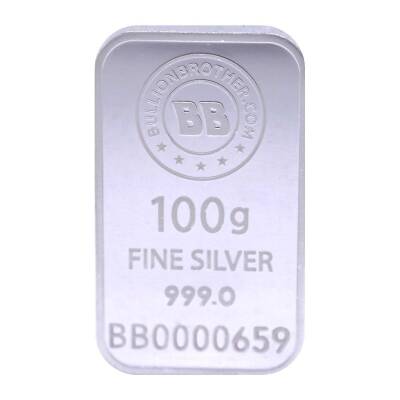 Bb Rocket 100 Gram Silver Bar (999.0) - 1
