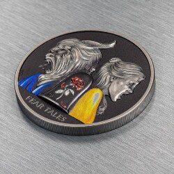Beauty And The Beast Fear Tales 2022 2 Ons 62.20 Gram Gümüş Sikke Coin (999.0) - 4