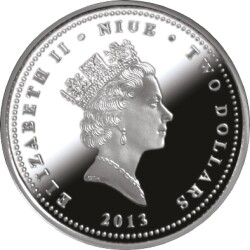 Birds of Prey - American Bald Eagle 2$ 1 Ons Silver Coin 999 - 2