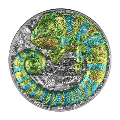 Chameleon 2023 2 Ons 62.20 Gram Gümüş Sikke Coin (999.0) - 1