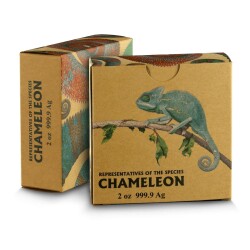 Chameleon 2023 2 Ounce 62.20 Gram Silver Coin (999.0) - 4