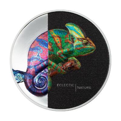  Chameleon Eclectic Nature 2023 1 Ounce 31.10 Gram Silver Coin (999.9) - 1