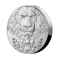Czech Lion 2023 1 Kilogram 1000 Gram Silver Coin (999.0) - 2
