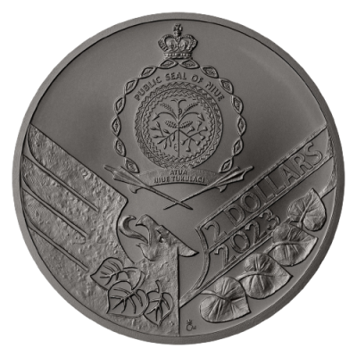  Czech Lion Siyah Platinyum ve Altın Kaplama 2023 1 Ons 31.10 Gram Gümüş Sikke Coin (999.0) - 2