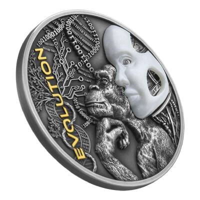 Evolution 2022 2 Ounce 62.2 Gram Silver Coin (999.0) - 3