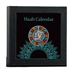 Haab Calendar 2023 2 Ons 62.20 Gram Gümüş Sikke Coin (999.0) - 3