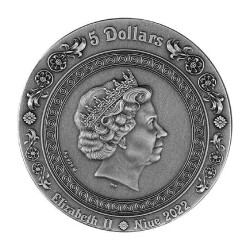 Hera Juna 2 Ons 62.20 Gram Gümüş Sikke Coin (999.0) - 2